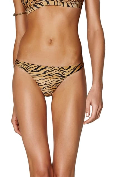 Vix Swimwear Tiger Print Cheeky Bikini Bottoms