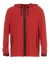 BURBERRY RED POLYESTER OUTERWEAR JACKET,8014064