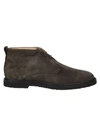 TOD'S TOD'S MEN'S BROWN SUEDE ANKLE BOOTS,XXM54B00D80RE0V810 8.5