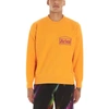 ARIES ARISE ARIES ARISE MEN'S ORANGE COTTON SWEATSHIRT,FQAR20000029 L