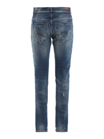 Dondup Men's Blue Cotton Jeans
