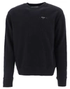 Off-white Slim Fit Crewneck Sweatshirt In Black