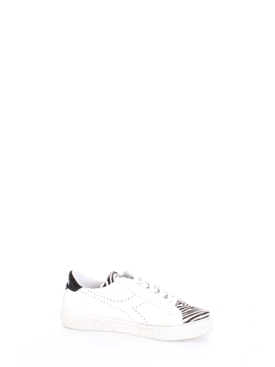 Diadora White Leather Sneakers