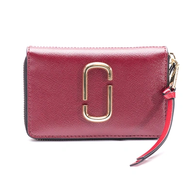 Marc Jacobs Burgundy Leather Wallet
