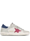 GOLDEN GOOSE GREY LEATHER SNEAKERS,G35WS590O80