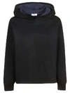 CLOSED CLOSED WOMEN'S BLACK COTTON SWEATSHIRT,C9547947PCB100 S