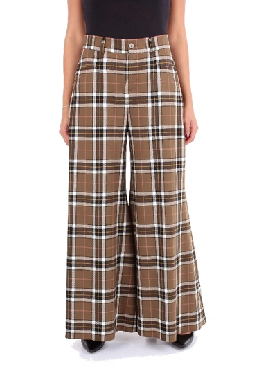 Alysi Brown Polyester Pants