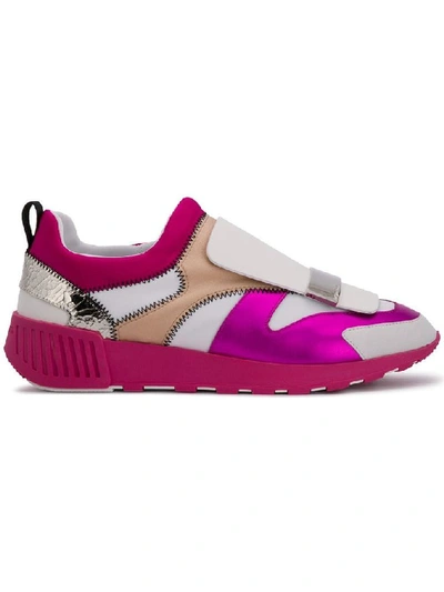 Sergio Rossi Women's A83890mfn5155701 Fuchsia Polyester Sneakers In Pink