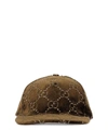 GUCCI BROWN VISCOSE HAT,5270753HD872065