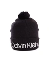 CALVIN KLEIN BLACK WOOL HAT,K60K605932BDS