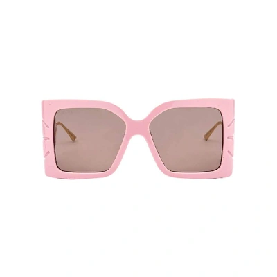 Gucci Women's Pink Acetate Sunglasses