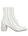 Malloni Ankle Boot In White
