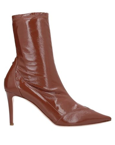 Elisabetta Franchi Ankle Boot In Cocoa