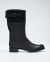 GRAVATI WATERPROOF SUEDE & LEATHER SHEARLING-LINED BOOTS,PROD149070448