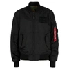 Alpha Industries Ma-1 Down Flight Jacket W In Black