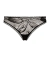 CALVIN KLEIN FLORAL LACE-FRONT THONG,14970643