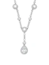 Adriana Orsini Women's Faux Pearl Pendant Necklace In Silver