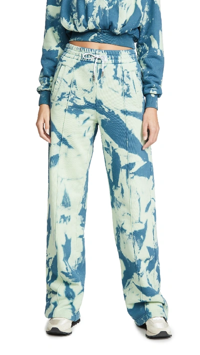 Off-white Tie Dye Track Trousers In Gasoline