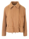 CHLOÉ CHLOÉ WOMEN'S BEIGE WOOL OUTERWEAR JACKET,CHC19AMA4407226A 36