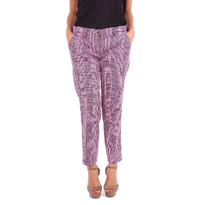 Versace Collection Women's Pink Polyester Trousers