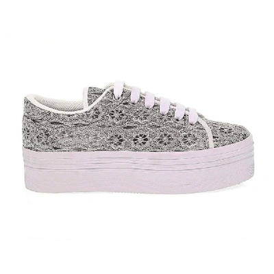 Jc Play By Jeffrey Campbell Women's Grey Fabric Sneakers