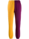 Fiorucci Zweifarbige Jogginghose In Purple