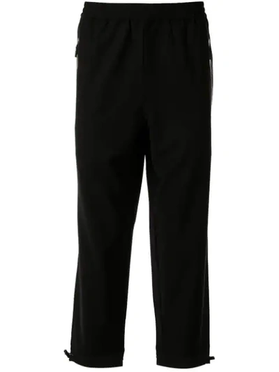 Blackbarrett Adjustable Track Pants In Black