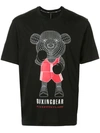 BLACKBARRETT BEAR PRINT T-SHIRT