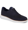 Cole Haan 2.zerogrand Wingtip In Marine Blue/ Optic White