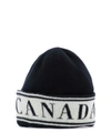 CANADA GOOSE CANADA GOOSE LOGO KNITTED BEANIE
