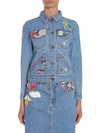 MARC JACOBS MARC JACOBS PATCH PIN FITTED DENIM JACKET