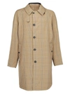 LANVIN LANVIN REVERSIBLE CHECK RAINCOAT