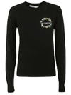 GIVENCHY FLORAL & LOGO EMBROIDERED SWEATER,11125578