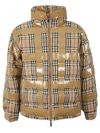 BURBERRY CHECKED DOWN JACKET,11125562