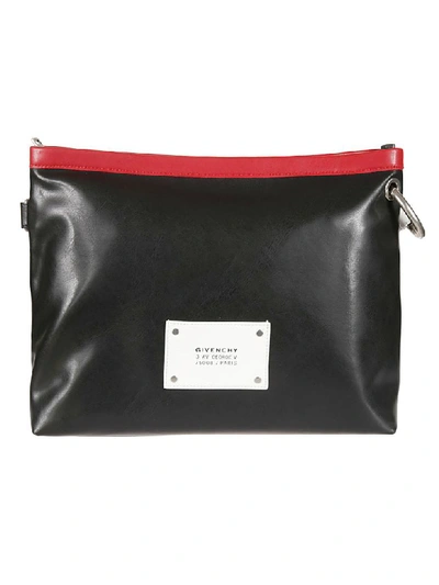 Givenchy Logo Shoulder Bag In Black