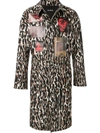 RAF SIMONS LEOPARD PRINT COAT,192-626S