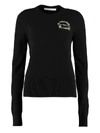 GIVENCHY EMBROIDERED WOOL SWEATER,11126698