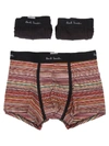 PAUL SMITH 3 BOXERS SET WITH BRANDED ELASTIC,11126603