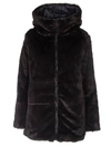 SAVE THE DUCK SAVE THE DUCK ECO FUR WITH HOOD,11126543