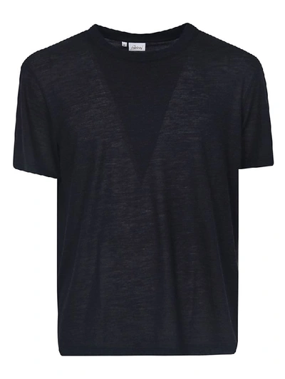 Brioni Classic T-shirt In Black