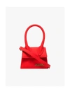 JACQUEMUS JACQUEMUS RED LE CHIQUITA MINI LEATHER TOTE BAG,194BA071947049014116065