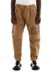 DSQUARED2 DSQUARED2 PRINTED POCKET TAPERED CARGO PANTS
