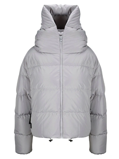 Bacon Grey Polyester Down Jacket