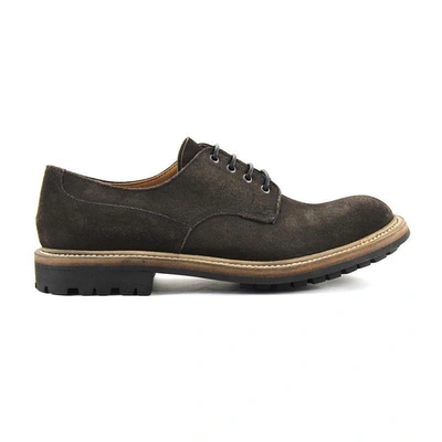 Church's Churchs Womens Brown Suede Lace-up Shoes