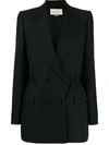 GUCCI GUCCI WOMEN'S BLACK WOOL BLAZER,595202ZACYQ1000 44