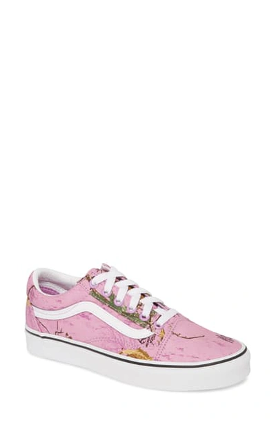 Vans X Realtree Old Skool Sneaker In Wild Orchid