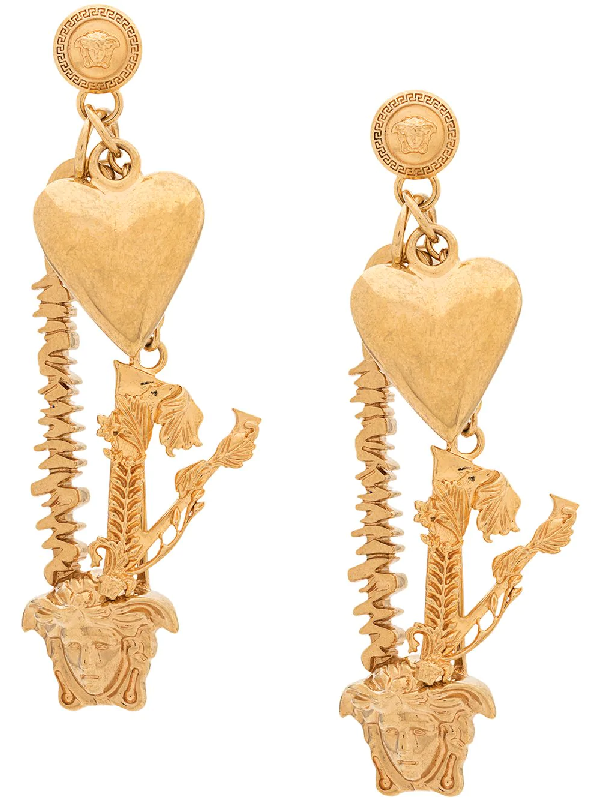 versace safety pin earring