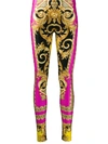 Versace Baroque Print Leggings In A7231