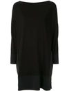 GLORIA COELHO SIDE POCKETS ELONGATED JUMPER