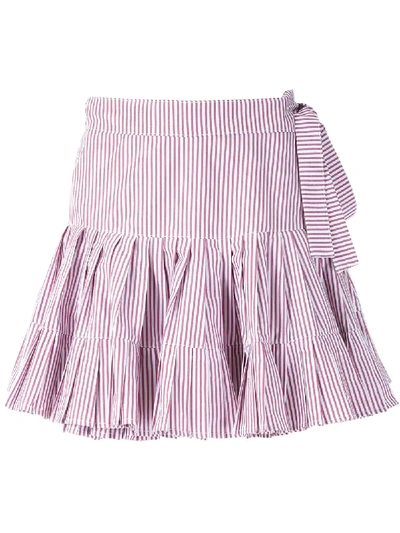 Andrea Bogosian Paris Striped Mini Skirt In Multicolour